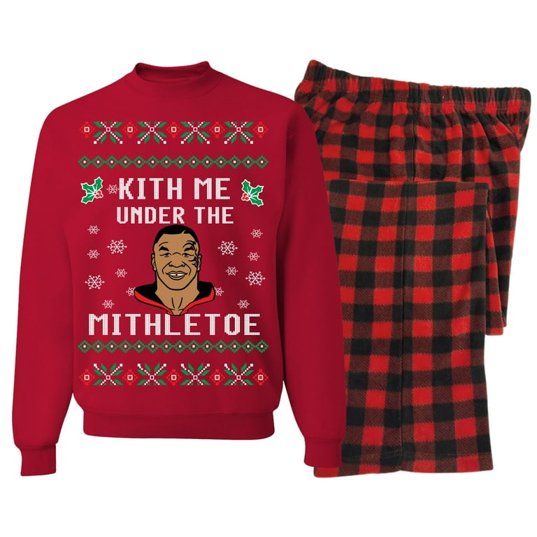 Wild Bobby Kith Me Under The Mithletoe Ugly Christmas Sweater