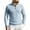 Light Blue, variant on Mens Quarter-Zip Pullover Sweater Cable Knitted Stand Collar Shirts Spring Casual Long Sleeve Warm Twisted Knitwear Tops Orange XL