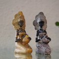thumbnail image 2 of Figura decorativa retro negra, escultura de resina, artesanía, modelo para decoración de sala de estar, 2 of 4