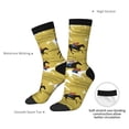 thumbnail image 4 of KLL Horsemen In Horseraces Print Cool Socks Men's Women's Crew Socks Funny Crazy Novelty Stockings, 4 of 6