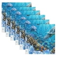 thumbnail image 6 of Wobogo Frozen Tropical Ocean Cloth Napkins 1 Piece Soft Elegant Touch Durable Absorbent Quick Drying for Elegant Dining, 6 of 8