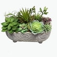 thumbnail image 4 of Fake Flower Bouquet Artificial Succulent Artificial Flower Artificial Greenery Plant Faux Cactus Realistic Succulent Arrangements For Home Decor Horticultural Design Party Accessories,Green Hous, 4 of 8