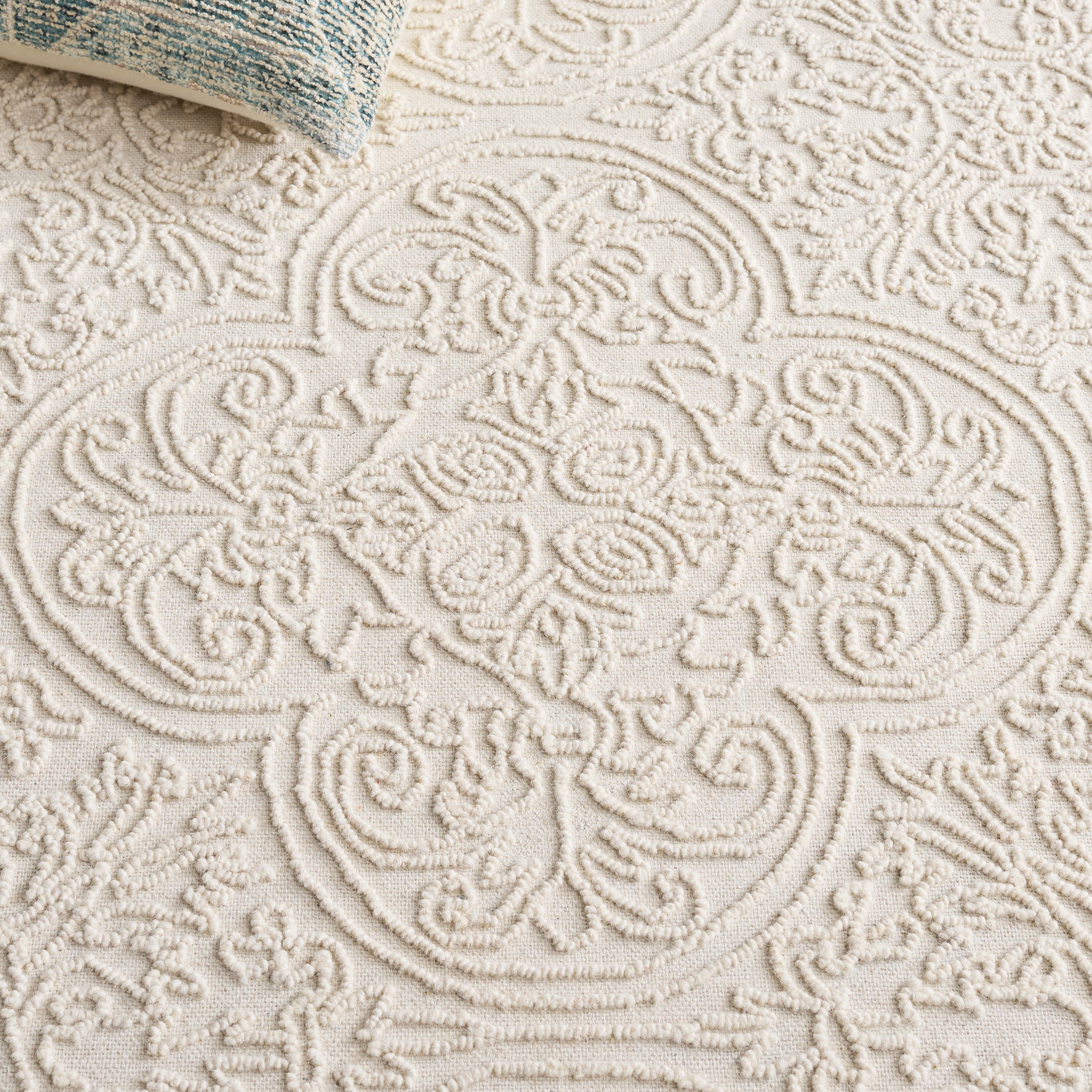 Safavieh Trace Burton Geometric Area Rug, Ivory, 10' x 10' Square
