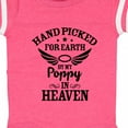 thumbnail image 4 of Inktastic Handpicked for Earth by My Poppy in Heaven with Angel Wings` Boys or Girls Baby Bodysuit, 4 of 5
