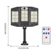 thumbnail image 3 of Aplique solar de pared para exterior | Foco solar con sensor de movimiento y 3 modos de iluminación | Control remoto | 2835 LED de alta potencia | Amanecer y anochecer automáticos | Para puerta de, 3 of 9