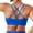 2# Blue, variant on SHARICCA Sport Bra for Women High Impact Workout Yoga Wireless Bra