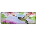 thumbnail image 5 of Dreamtimes Spring Bird Hummingbirds Hallway Runner Rug 2'x6' Kitchen Rug with Rubber Backing White Hibiscus Tropical Non Slip Entryway Rug Runner Soft Area Rug for Hallway Bedroom Kitchen, 5 of 6