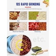 thumbnail image 5 of Multifunctional Grinder 200w 14500rpm Bean Mill Ultra Fine Coffee Machine, 300ml Portable Electric Grain Grinder, Stainless Steel, for Drying Materials, Spices, Herbs, Coffee, Blue, 5 of 5