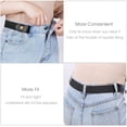 thumbnail image 4 of 3 Pieces No Buckle Belts Women Belt, Buckle Free Invisible Elastic Belt for Jeans Pants, 4 of 6