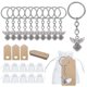 thumbnail image 1 of 30Pcs/set Fashion Angel Keychain with Keyring Chain Yarn Bags Thank You Pendant for Kids Shower Favours Wedding Favor, 1 of 4