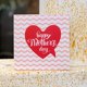 thumbnail image 4 of MINI tarjeta de felicitación cuadrada para el día de la madre, tarjeta personalizada, cartón, corazón de amor, tarjeta pequeña de felicitación, 8,5x8,5 cm, 4 of 4