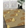 thumbnail image 2 of Ahgly Company Indoor Round Patterned Light Brown Area Rugs, 6' Round, 2 of 6