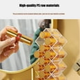thumbnail image 3 of Organizador de lápices labiales con forma de pez, soporte de almacenamiento de brillo labial en forma de torre, tocador de maquillaje, exhibidor de tocador, 3 of 11