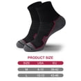 thumbnail image 5 of FREEYOKA 6 Pairs Mens Ankle Running Socks Moisture Wicking Sport Socks Breathable Gym Workout Hiking Walking Sock,BLACK, 5 of 6