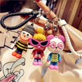 thumbnail image 2 of Llavero con gafas para mujer, muñeco bonito, llavero con forma de payaso divertido para Navidad y Año Nuevo, colgante para bolso, llavero para parque de atracciones, regalo fino, 2 of 5