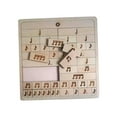 thumbnail image 1 of Nota musical de madera Rompecabezas Niños Rompecabezas Juguetes Suave Montessori Juguete de aprendizaje duradero Juguetes educativos portátiles para, 1 of 9