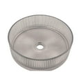 thumbnail image 4 of Cowrie 16" Circular Tempered Glass Vessel Bathroom Sink in Gray, 4 of 4