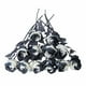 thumbnail image 2 of Wmhsylg Flores artificiales Laelfe 12 piezas de rosas artificiales de seda de tallo largo para decoración del hogar, boda, baño, cocina (negro + blanco), 2 of 7