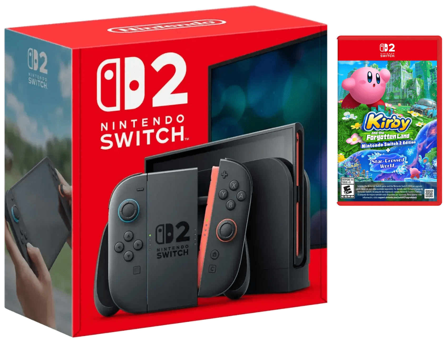 Nintendo Switch 2 Console with Kirby The Forgotten Land Bundle