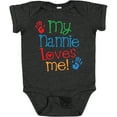 thumbnail image 3 of Inktastic My Nannie Loves Me Boys or Girls Baby Bodysuit, 3 of 5