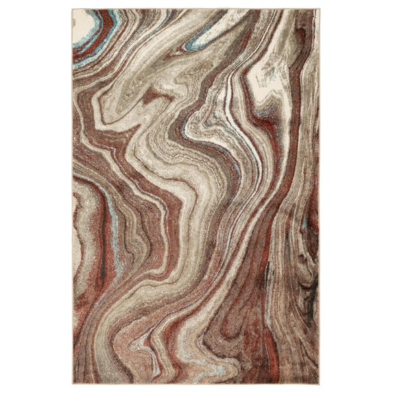 Liora Manne Ashford Agate 7'10"x9'10" Rug With Red ASD80813324