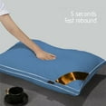 thumbnail image 6 of Feather Velvet Hotel-grade Pillow Core Soft And Supportive Down Bed Pillow Suitable for Back Side And Stomach Sleepers Made Of Skin-friendly Cotton Fabric, Blue, 6 of 7
