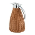 thumbnail image 5 of Stainless Steel Coffee Thermal Jug, Rattan Thermal Jug, Double Walled Vacuum Insualted Jug with Handmade Rattan Body, 5 of 17