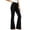 Black, variant on Tqcoqu Women's High Waist Flare Jeans,5 Button Fly Front Patch Pockets Vintage Washed Denim Bootcut Pants,Black Women's XXS-XXXL
