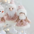 thumbnail image 4 of Mini Muñeco De Navidad Colgante Colgante Papá Noel Muñeco De Nieve Muñeco De Alce Colgante Para Dormitorio Y Sala De Estar Yuarrent HA042027-03, 4 of 6