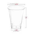 thumbnail image 6 of Smarty 8 oz. Clear Square Plastic Cup 336ct, 6 of 6