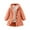 Orange, variant on Lenpel Toddler Girls' Fleece Jacket Long Sleeve Button down Hooded Warm Winter Coats Fuzzy Fall Winter Clothes