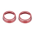 thumbnail image 2 of Button Knob Cover ,2pcs Air Conditioner Switch CD Auto Interior Accessories Aluminum Alloy Decal Trim Rings Car Air Conditioner Knob Trim Cover Decal Ring Fit For 10th, 2 of 8