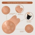thumbnail image 3 of 2 Pairs Breast Lift Sticky Bra,Silicone Nipple Covers with Lift Strapless Backless Bra for Women A-E Cup(2 Size), 3 of 7
