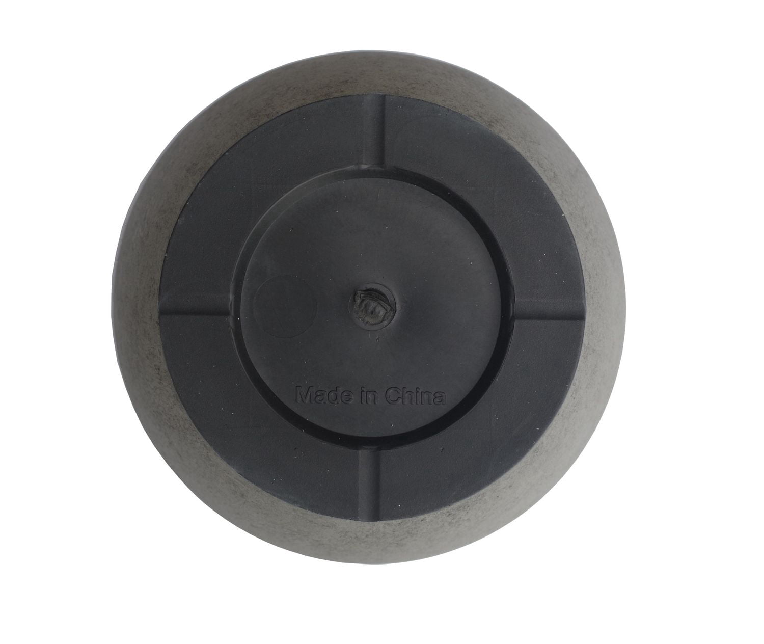 Mainstays 8 inch Newton Grey Round Recycled Resin Planter