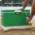 thumbnail image 3 of FSE Retro Metal Cooler, 80 Can/54 Qt. Capacity, Hard-Sided, Two Tone, Holds Up to 80 Beverage Cans, Metal Construction with Plastic Lining, 3 of 6