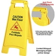 thumbnail image 5 of Galashield Wet Floor Sign 3 Pack 2-Sided Safety Yellow Warning Signs Commercial 26" Caution Wet Floor Signs, 5 of 5