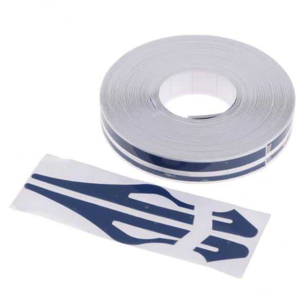 Etiqueta engomada del vinilo del cuerpo del coche,Calcomanía de cinta doble con franjas de pines,Broches de rayas finas de 1/2" Cinta adhesiva,Cinta adhesiva de 12 mm,Vinilo bricolaje Sunnimix Etiqueta engomada del vinilo del cuerpo del coche