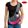 thumbnail image 1 of Travel Safely and Comfortably with Your Pet: Reflective Pet Sling Carrier, 1 of 5