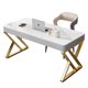 thumbnail image 3 of Desktop Office Desks Shelf Modern Writing Study Organizer Computer Drawers Desktops Executive Biurka Komputerowe Office Supplies My Lux Decor Round, 3 of 21