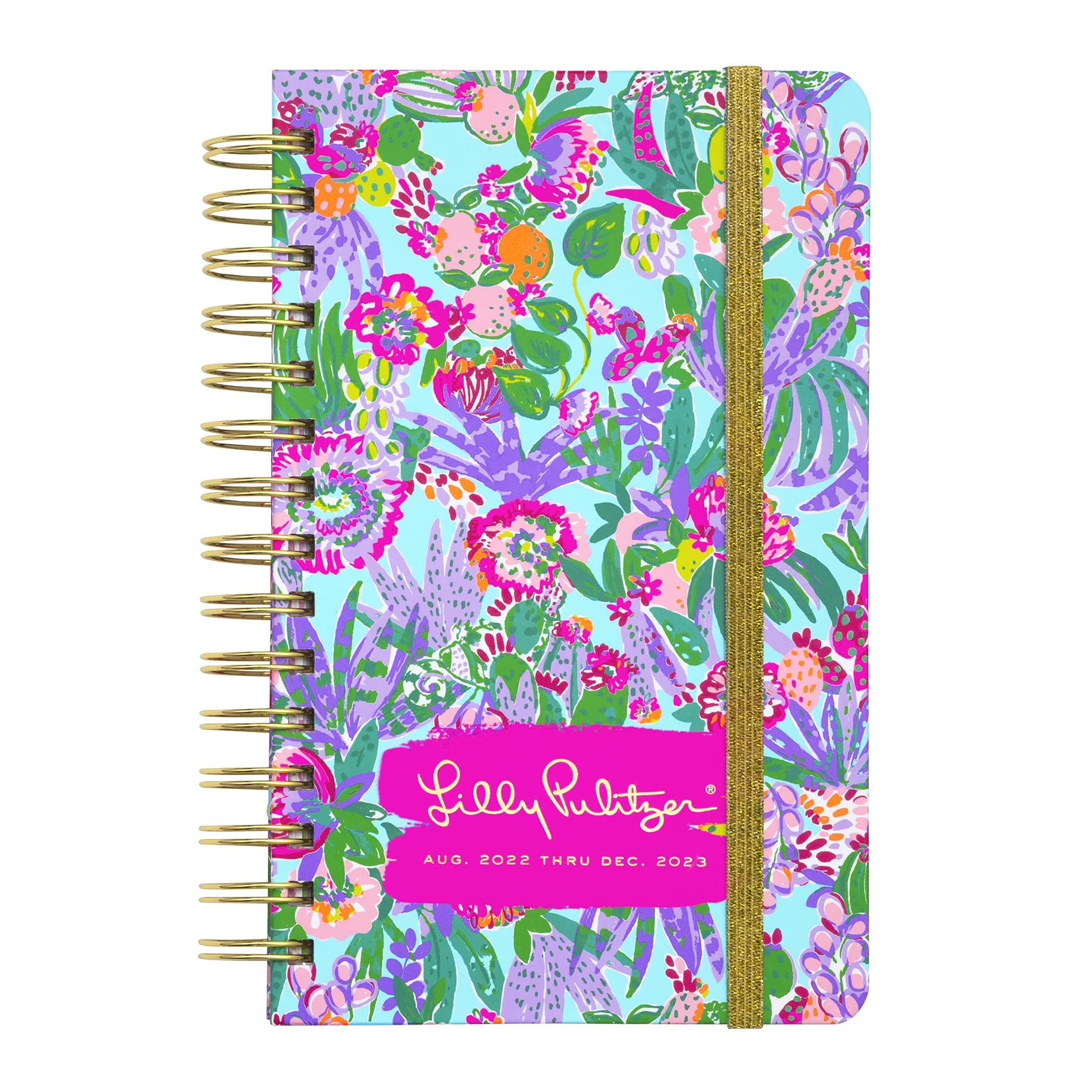 mengsel reservoir zin Lilly Pulitzer Daily Planner 2022-2023, Medium Agenda Dated August 2022 -  December 2023, Hardcover Cute Planner with Weekly & Monthly Calendars,  Stickers, Pockets, & Spiral Binding, Me and My Zesty - Walmart.com