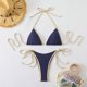 thumbnail image 1 of Trajes de baño para mujer, bikinis de cintura alta con cordón ajustable, traje de baño fruncido, conjunto dividido, trajes de baño para mujer, trajes de baño para mujer, traje de baño para mujer, traj, 1 of 7