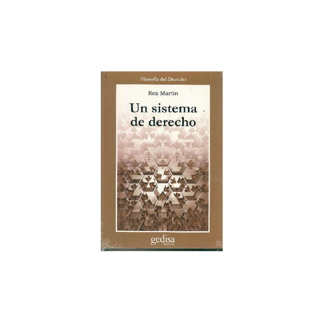 Un sistema de derecho Gedisa 9788474326857
