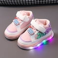 thumbnail image 2 of Zanarzt Toddler Shoes Boys Sneakers Baby Boys Girls Shoes Non Slip Rubber Sole Sneakers First Walking Shoes Toddler Crib Shoes Flats Pink,US 9, 2 of 5