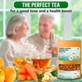 thumbnail image 4 of TeaDreamTea – Carrot Ginger Orange Peel - Loose Leaf Herbal Tea - Caffeine-Free - Vitamins Rich - Boost Immune System - Hot and Iced Tea - 4 ounce / 113 g, 4 of 5