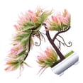 thumbnail image 6 of Artificial Potted Tree Simulation Potted Plant Home Office Table Centerpiece Fake Tree Ornament, Pink, 6 of 6