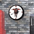 thumbnail image 4 of Grimm Industries TT-550-02 19 in. Illuminated Team Spirit Clock - TT Secondary Logo, Red, Black & White, 4 of 4
