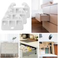 thumbnail image 5 of 10 pcs Plastic Drawer Slides Drawer Slides Cabinet Drawer Slides Drawer Slides Brackets Drawer Replacement Parts For Rear Mounted Drawers-Yv, 5 of 5