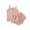 Pink, variant on fatyb Baby Girls Summer 2 Piece Outfits Sleeveless Cami Tops with Short Bloomers Infant Clothes Sets