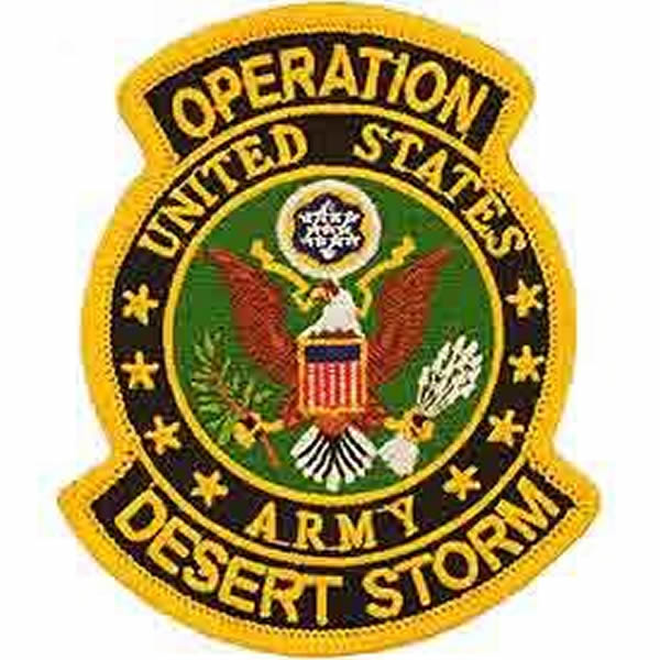 UNITED STATES ARMY OPERATION DESERT STORM PATCH - Bright Colors