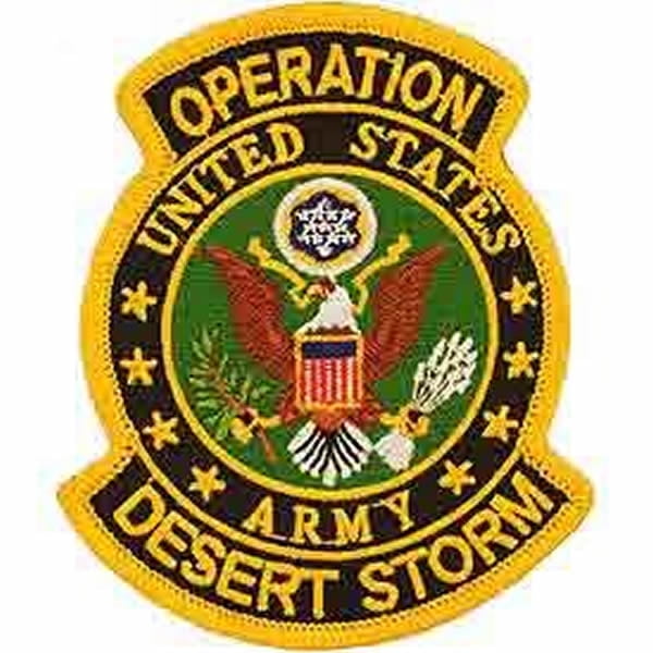 United States Army Operation Desert Storm Patch - Bright Colors 